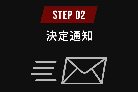 STEP2 決定通知